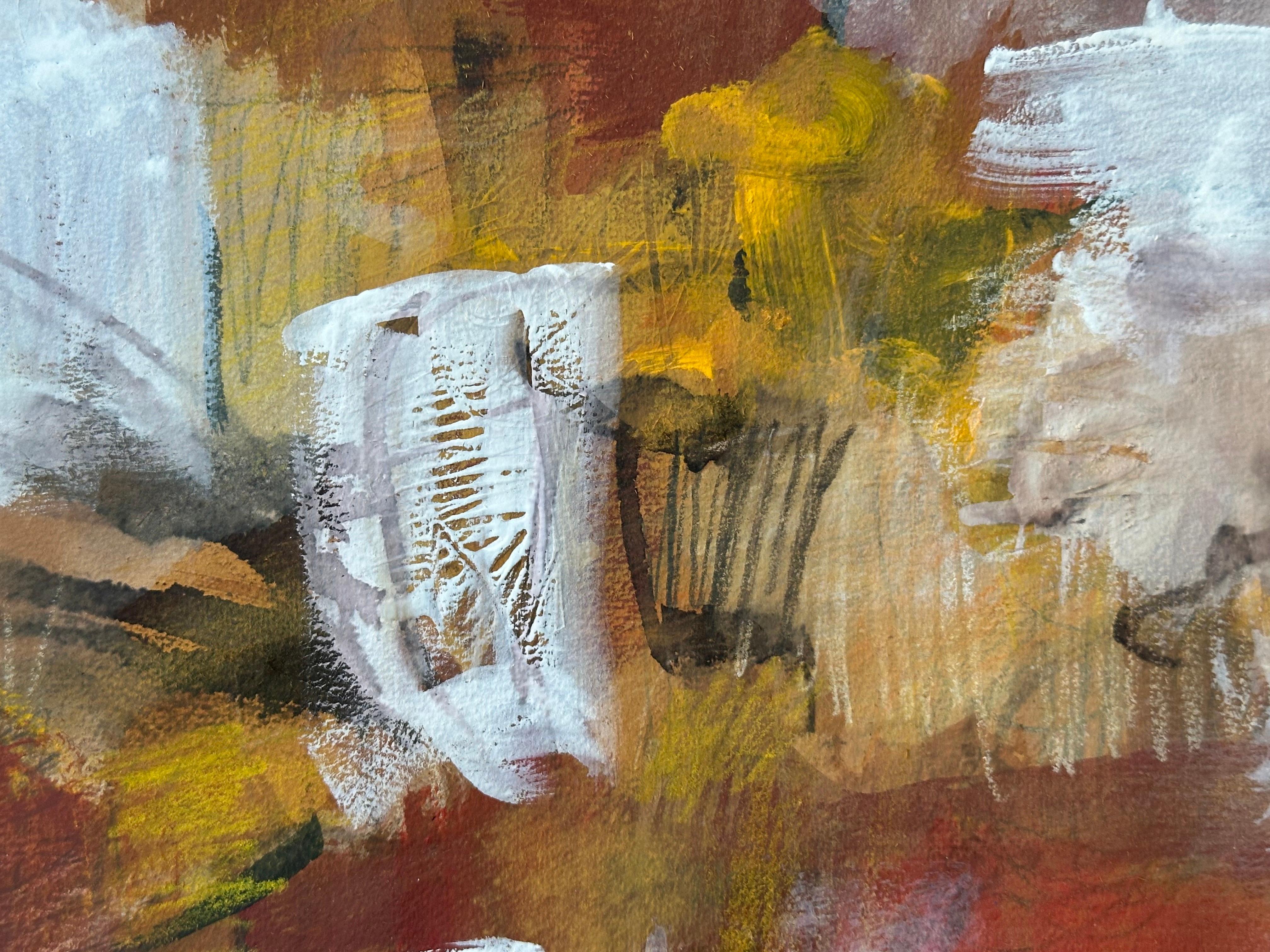 Cuadro expresionista abstracto sin título - Mixed Media Art Expresionismo abstracto de Desmond McLean