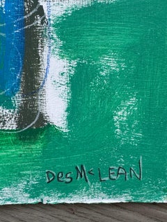 Peinture expressionniste abstraite sans titre