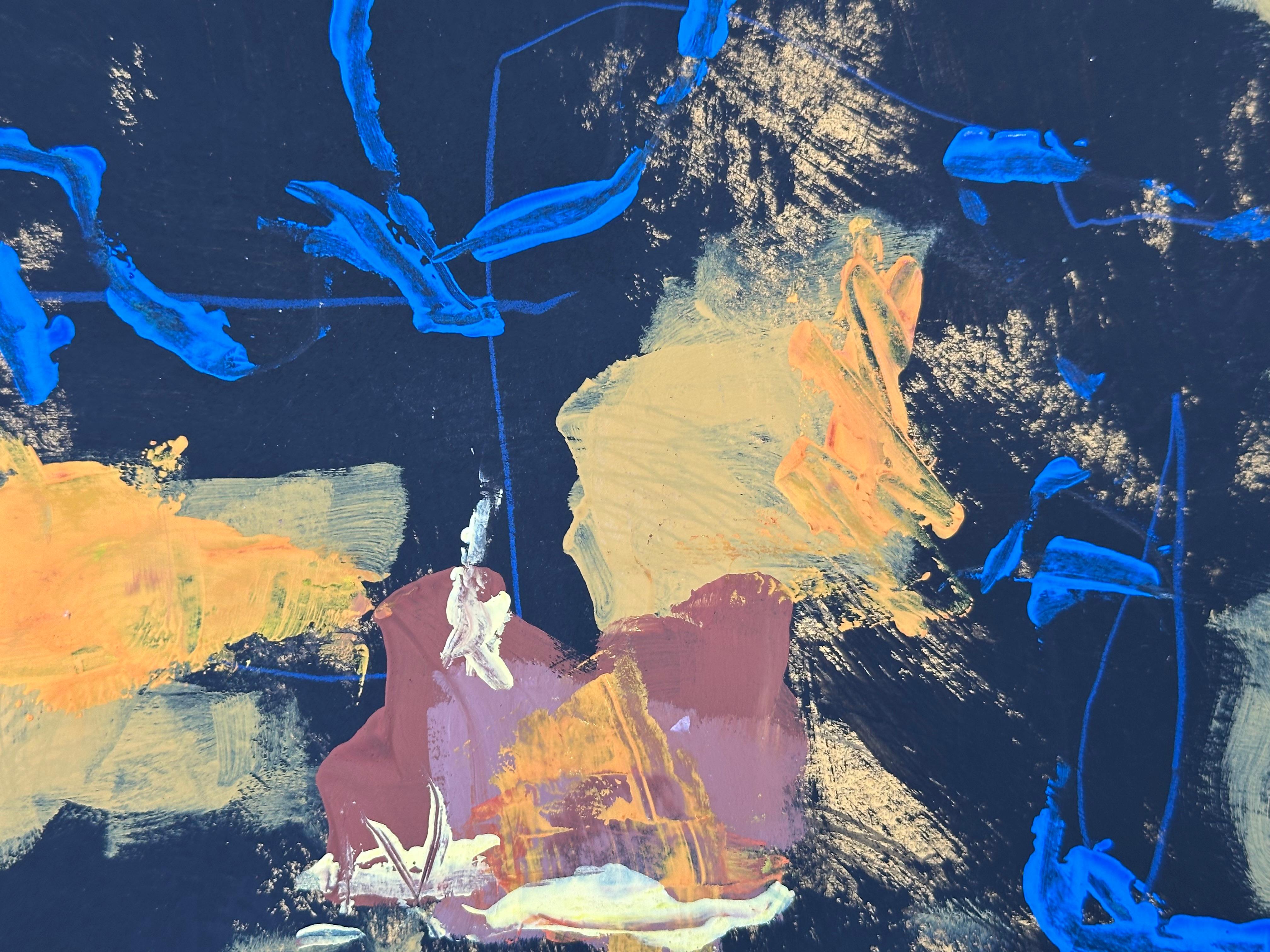 Quadro espressionista astratto senza titolo - Mixed Media Art Espressionismo astratto di Desmond McLean