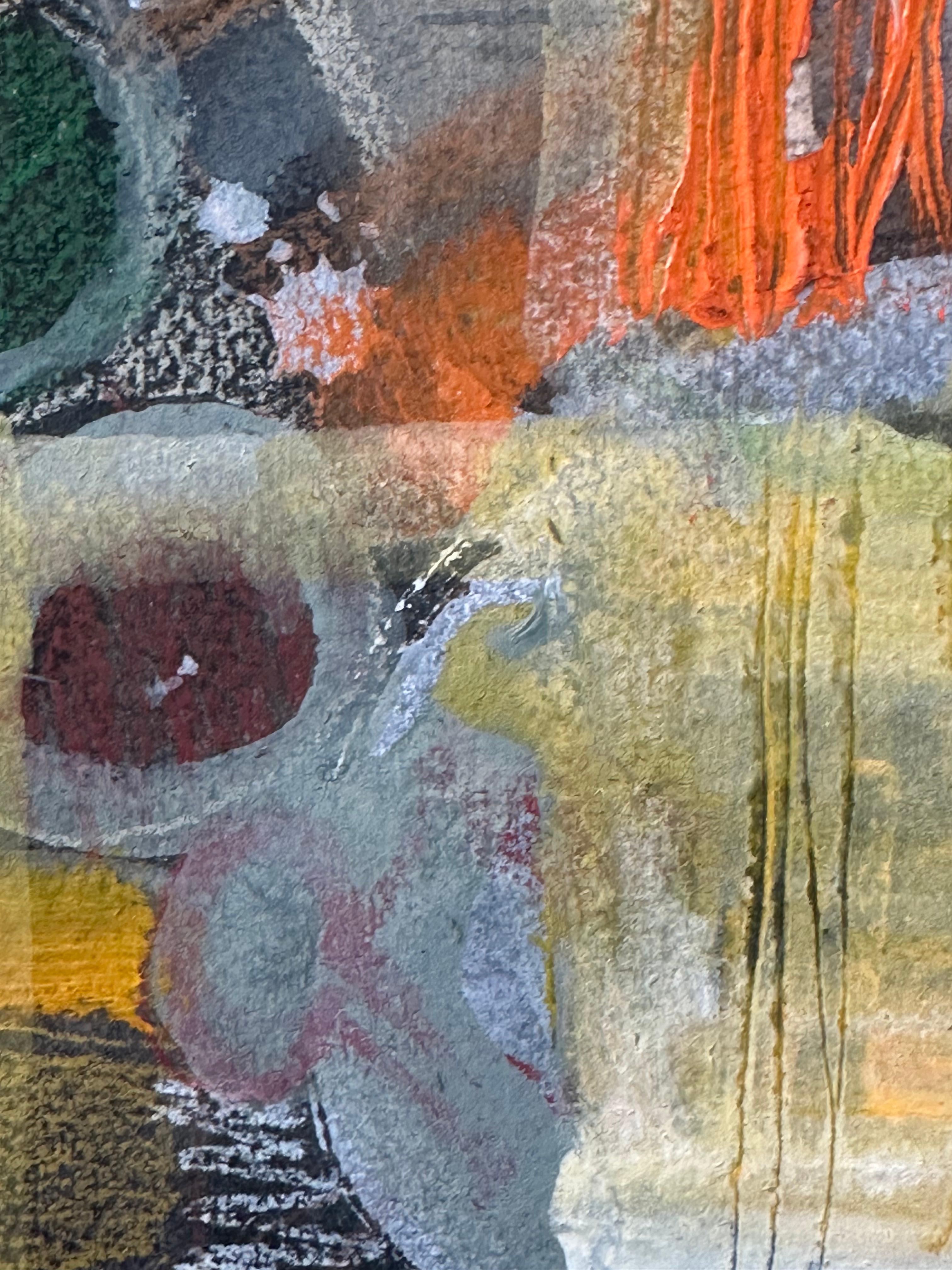 Desmond Mclean (1929-2015).

Sans titre, vers 1960. 

Technique mixte sur papier vélin épais. 

La feuille mesure 14,5 x 20 pouces ; 19,25 x 25 pouces dans l'ancien passe-partout. Sans cadre. 

Né : Irlande  

Études : Heatherly School of Art,