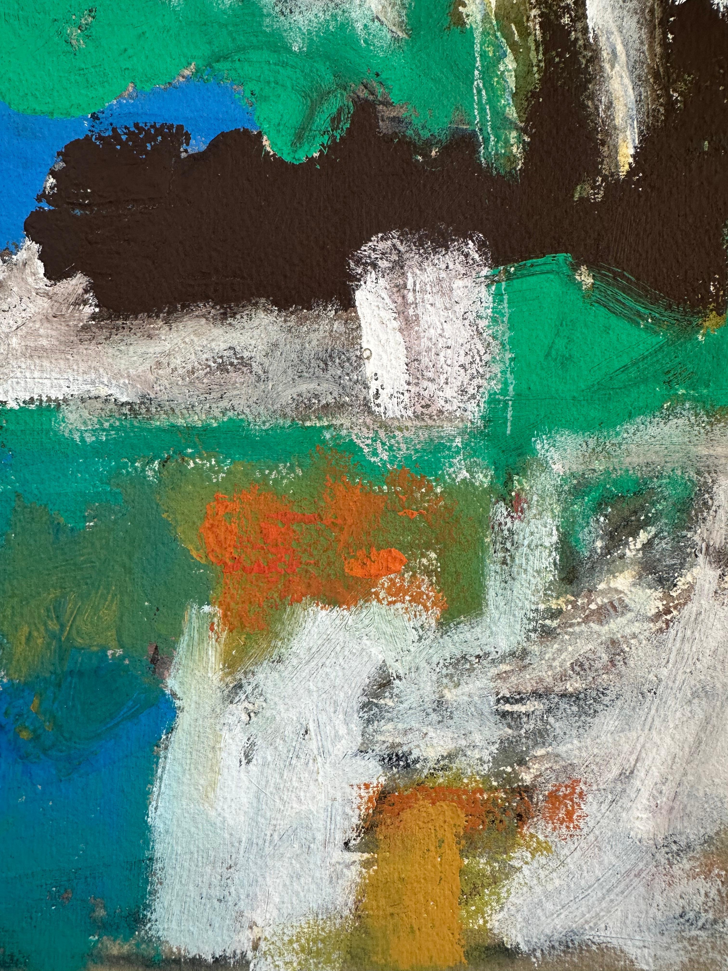 Abstrakt-expressionistisches Gemälde ohne Titel 1