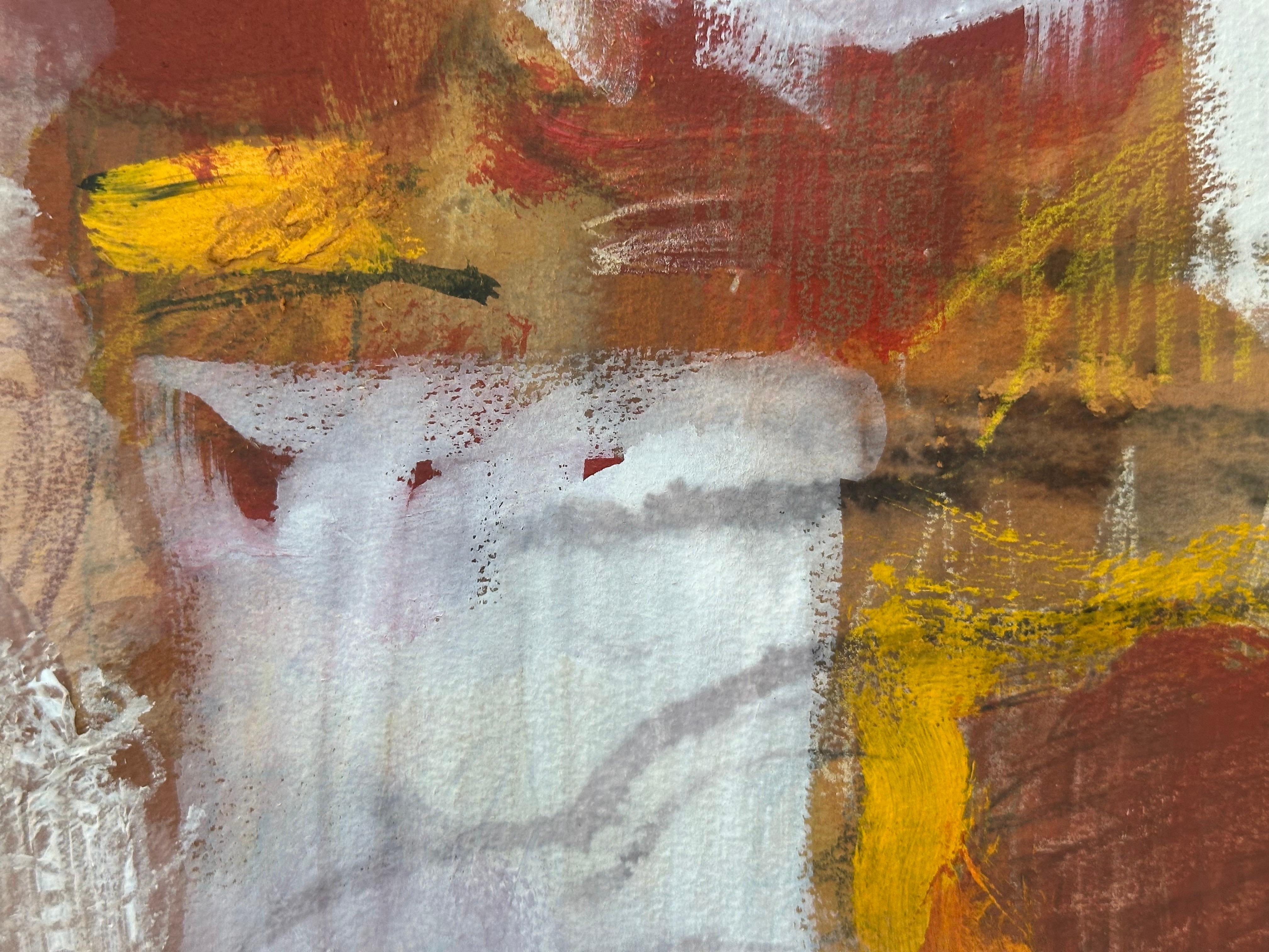 Cuadro expresionista abstracto sin título en venta 1