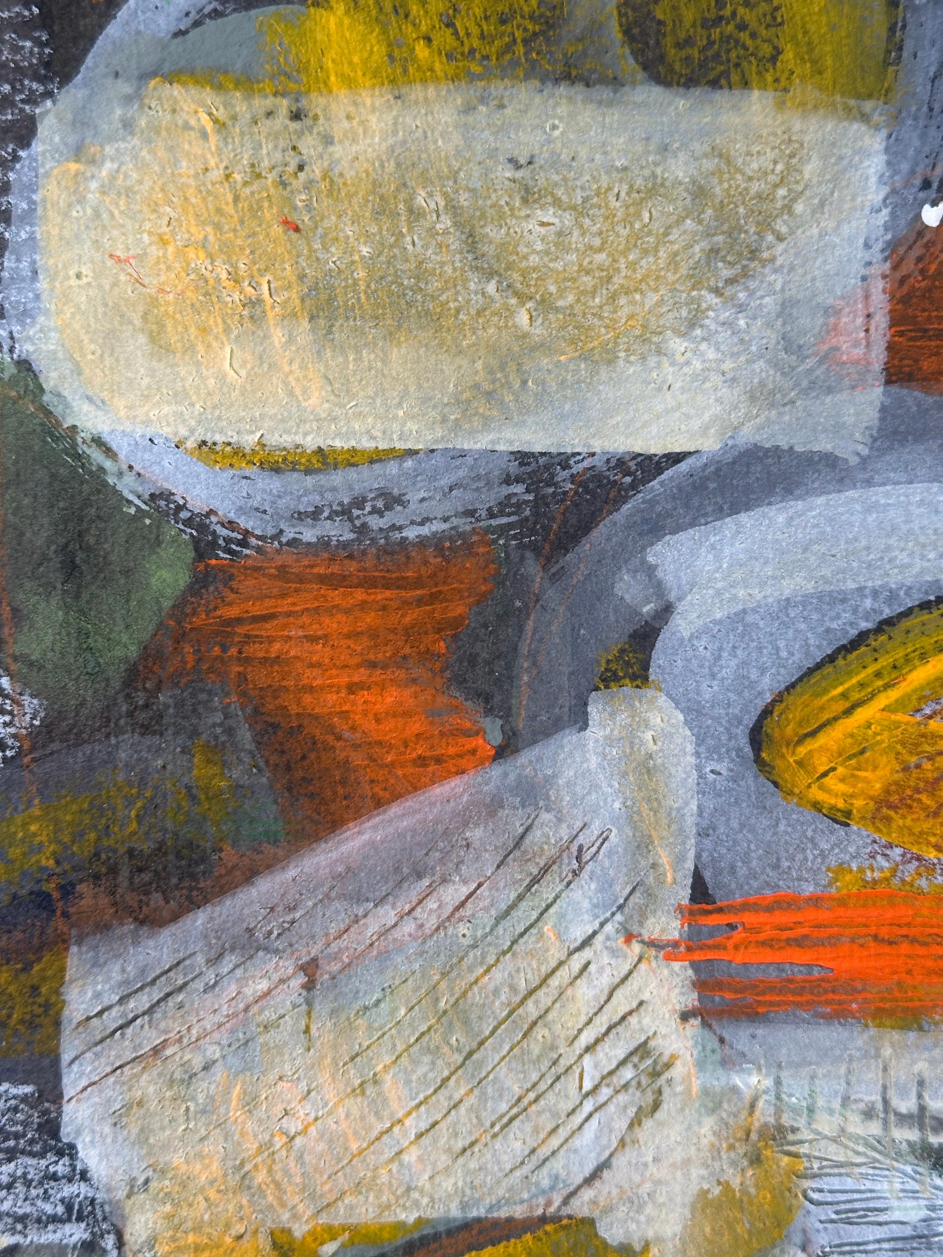 Peinture expressionniste abstraite sans titre en vente 2