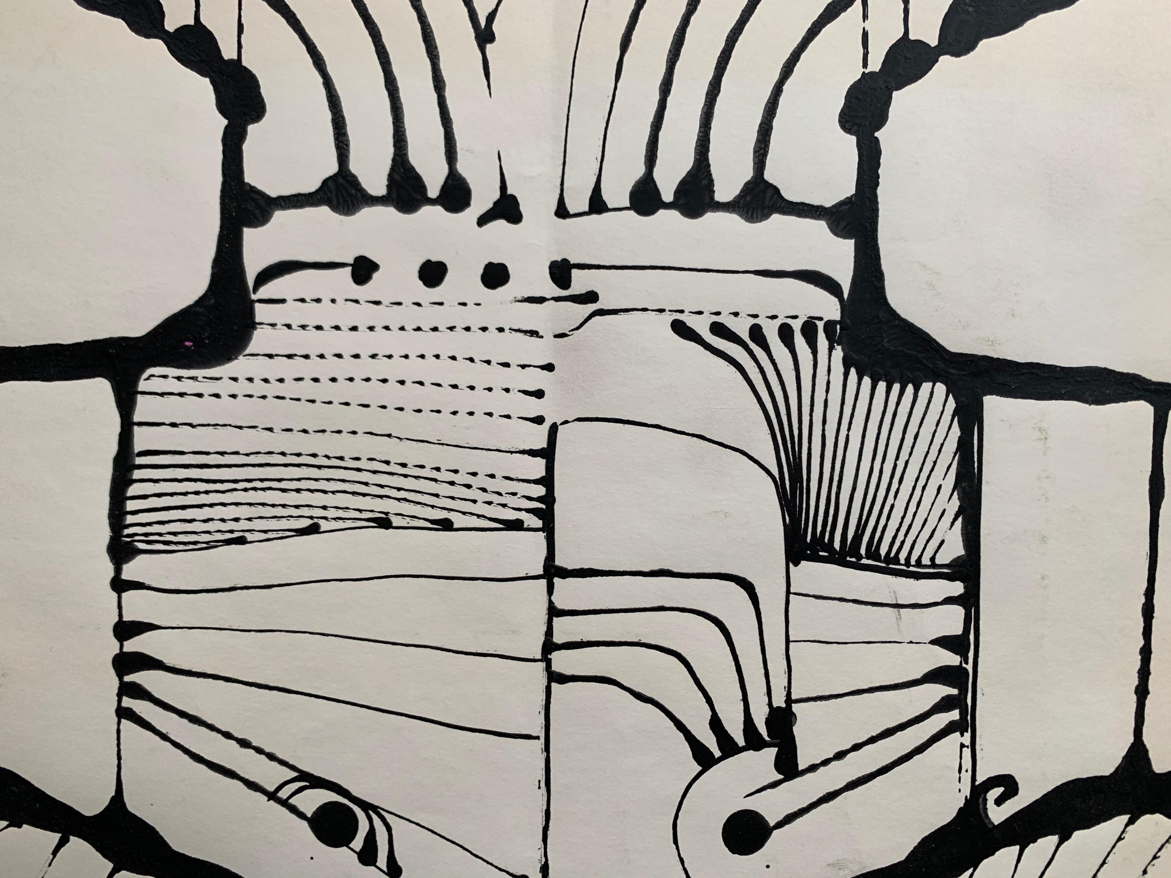 Senza titolo (dipinti Rorschach espressionisti astratti) 5