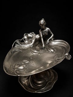 Despojador alemán WMF Art Noveau C 1900