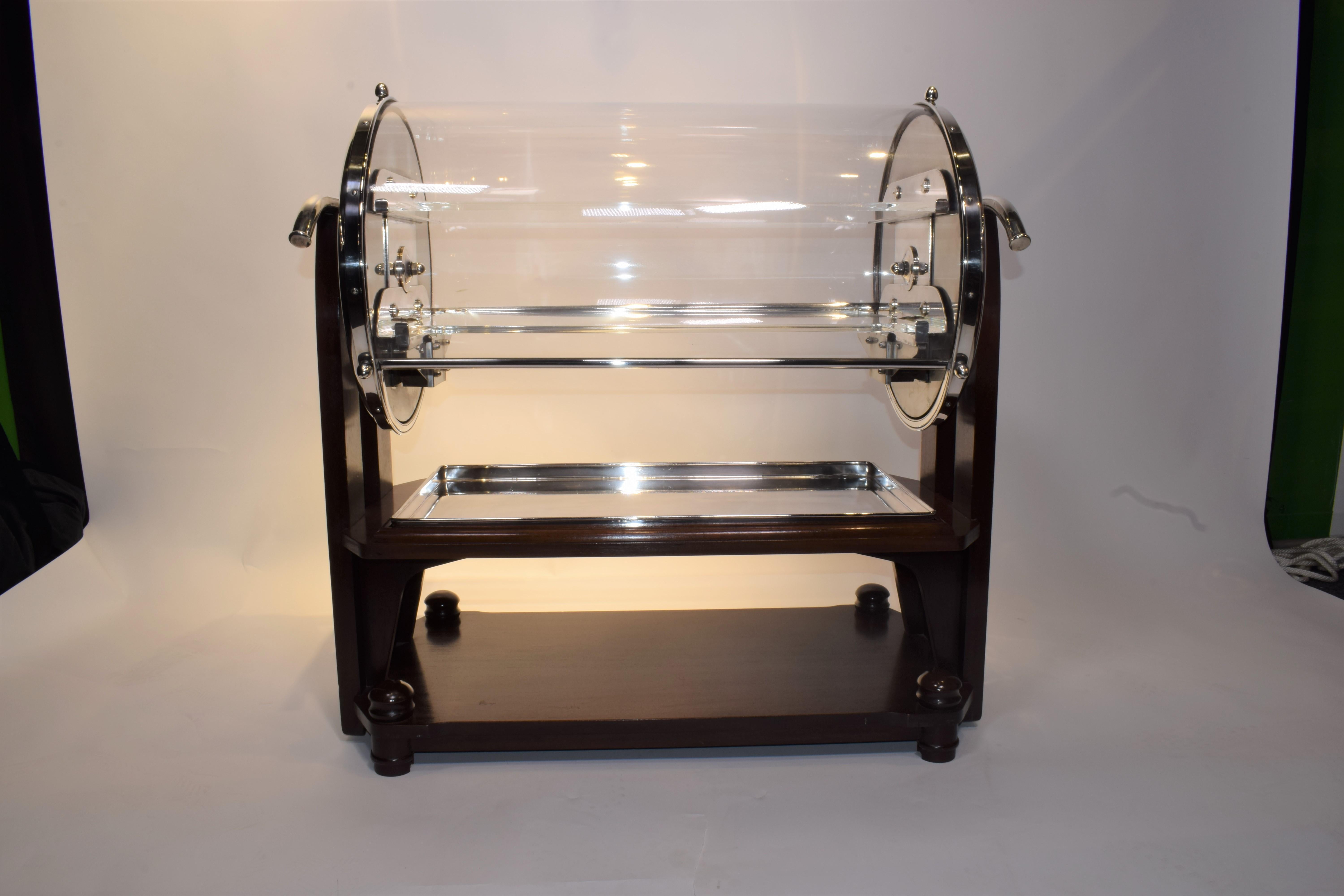 French Dessert Display Cart by Christofle
