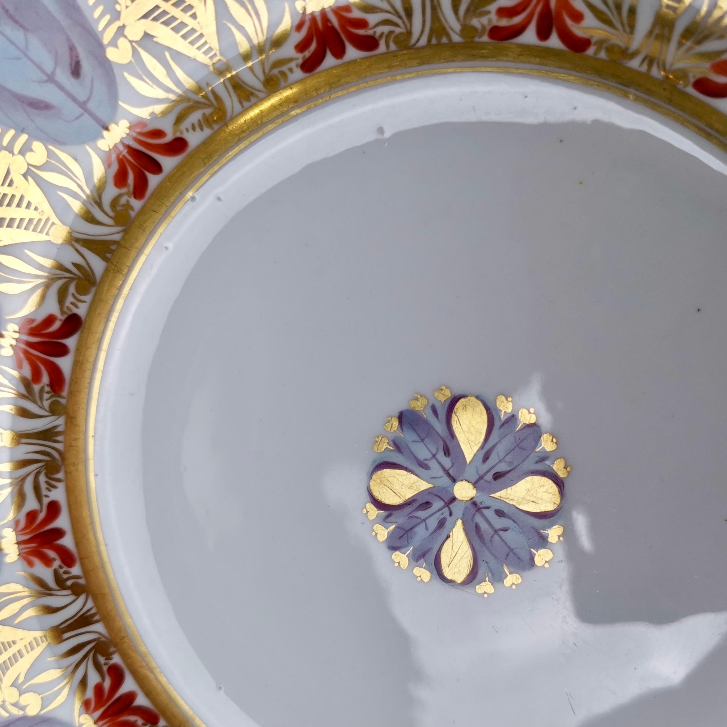 Dessert Plate Bloor Derby, Neoclassical Pattern, 1815-1820 '2' 1