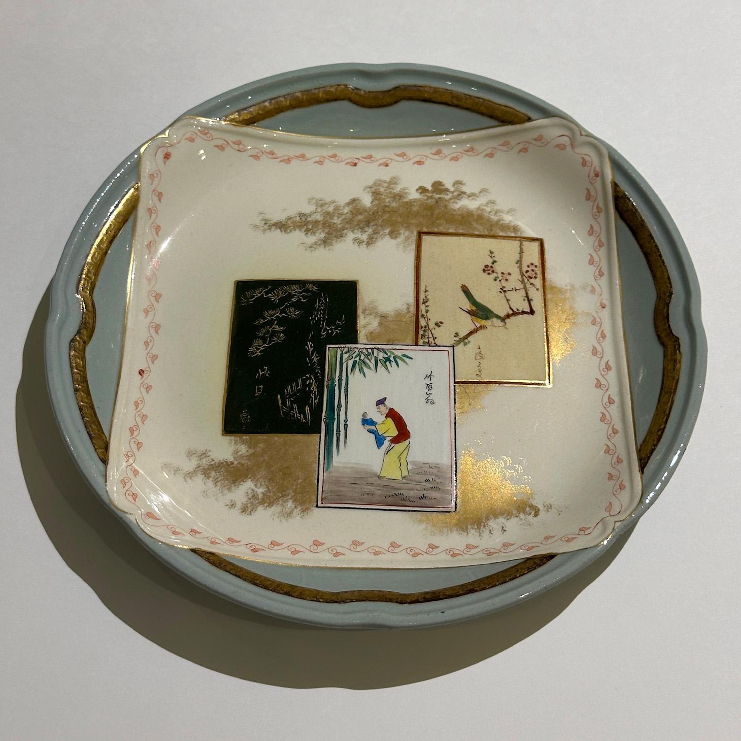 Uno splendido piatto da dessert della collezione 