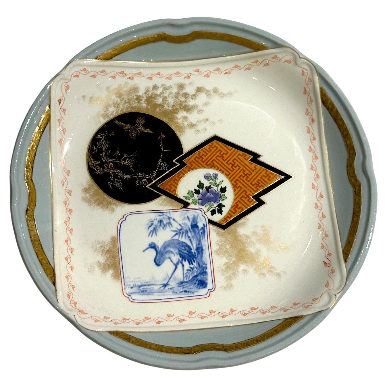 Impresionante plato de postre de la colección 