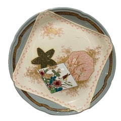 Dessert plate, Kioto service, Creil et Montereau, 1878 - 1884