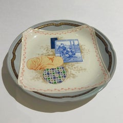 Dessert plate, Kioto service, Creil et Montereau, 1878 - 1884