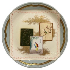 Plato de postre, servicio Kioto, Creil et Montereau, 1878 - 1884