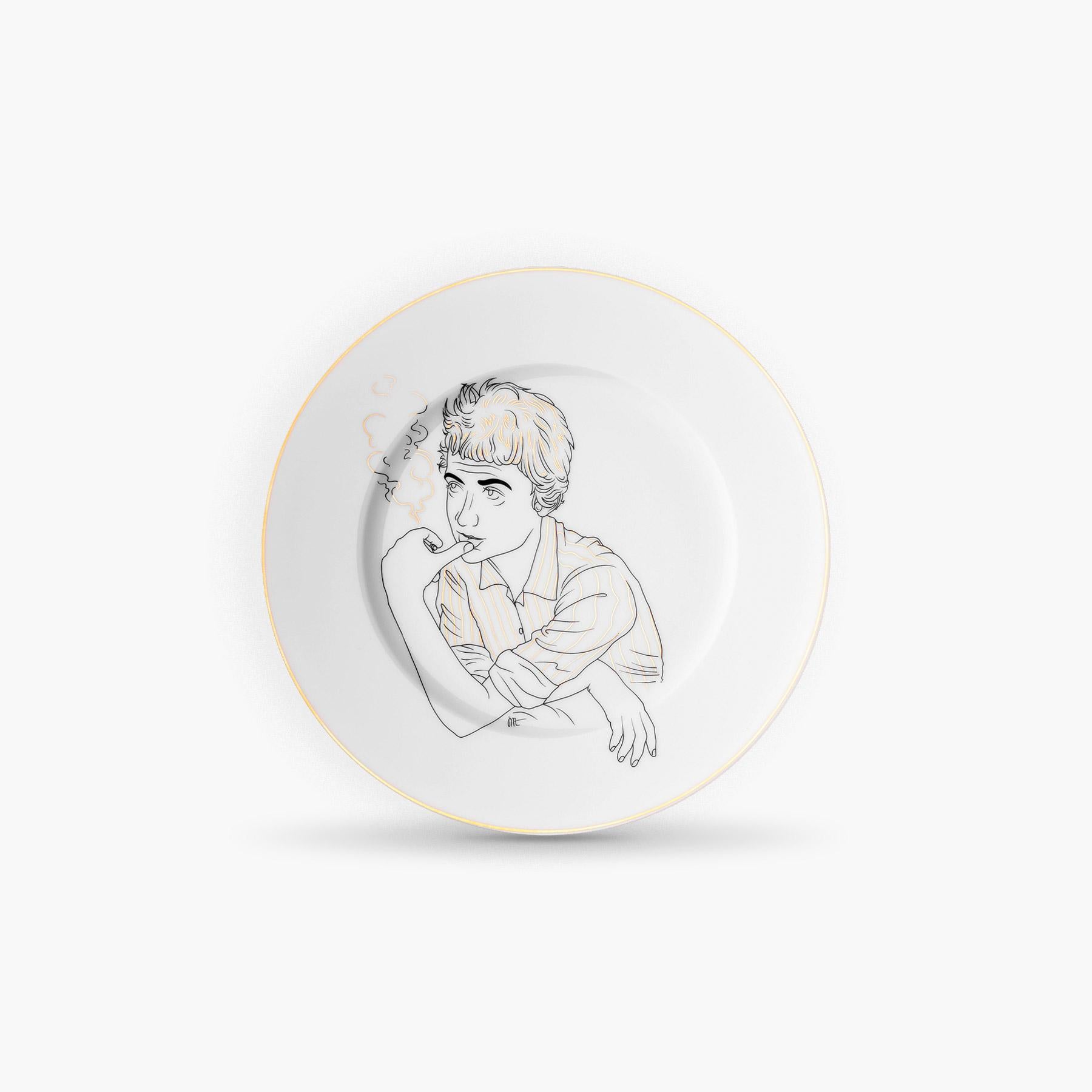 Maison Fragile and the Parisian Jean-Michel Tixier artist illustrator have joined together to create a collection tribute to these men and women, key figures of history, who have made Paris is Paris.

Porcelaine of Limoges extra fine.
Serigraphy