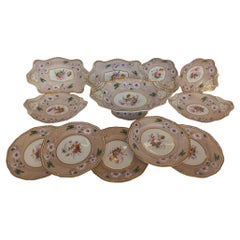 Dessert service set manufactured by Spode Felspar (1815-1827)