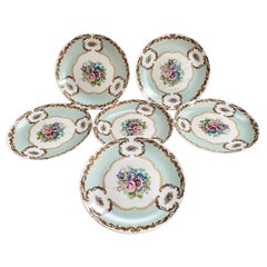 Postre Snack Platos Set 6 Vintage Porcelana Bávara Seltmann  Weiden