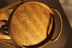 Desserttisch, Rattan, 1970