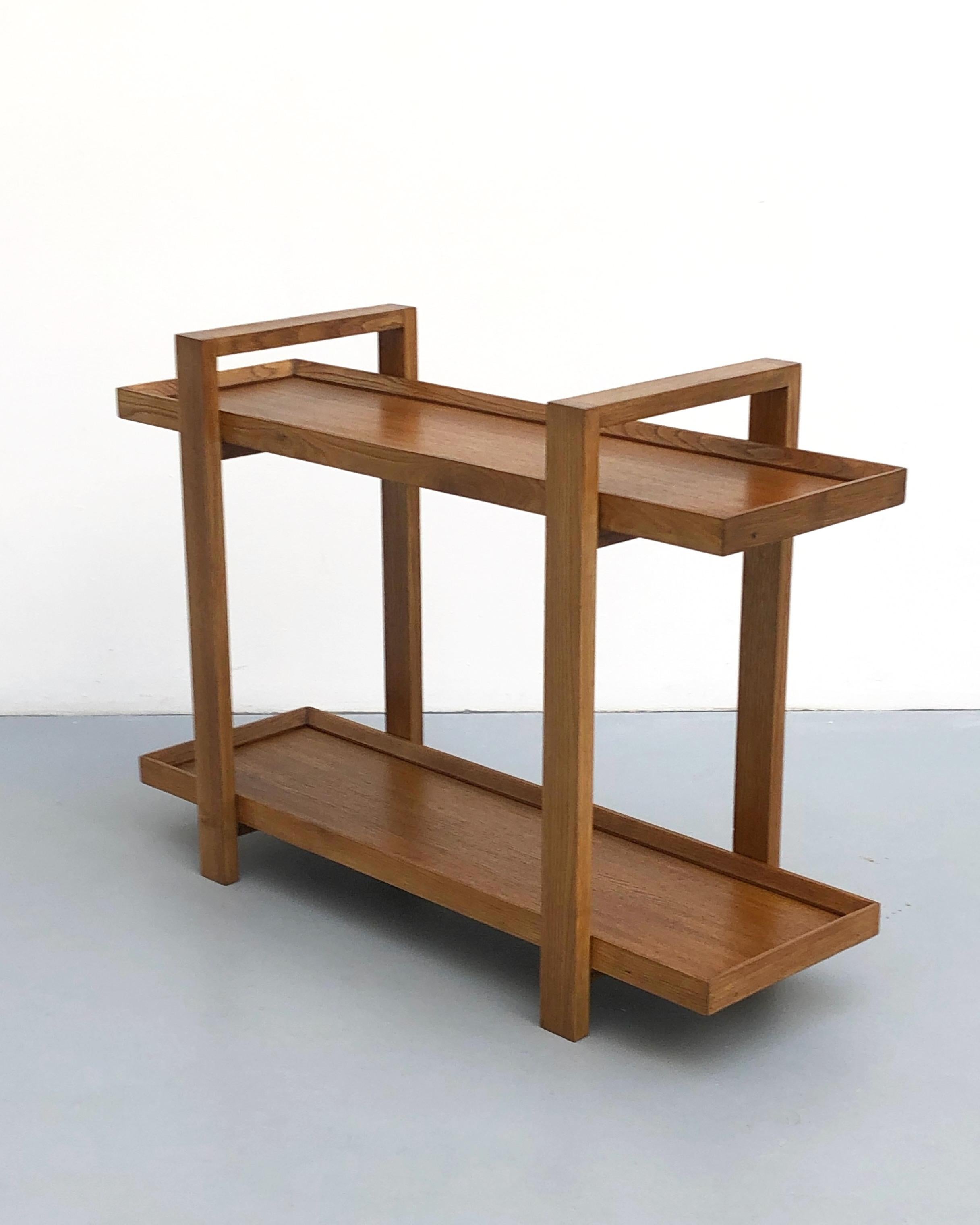 French Console Table in Oak by René Gabriel, 1940 For Sale