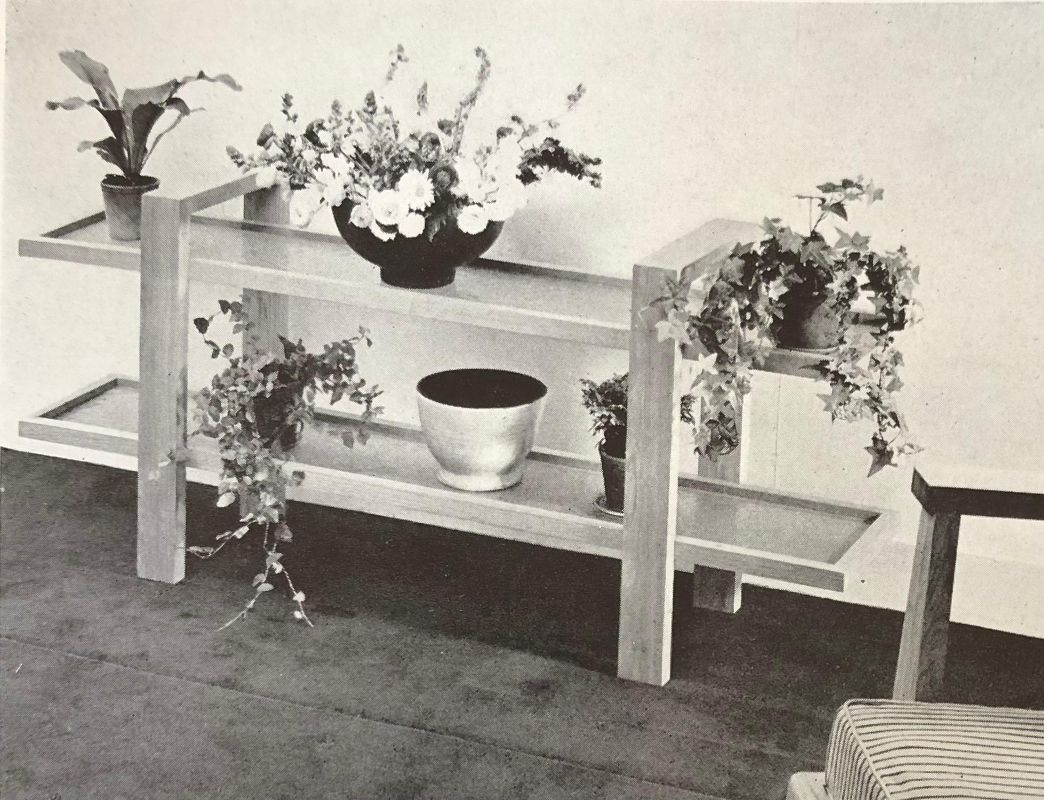 Table console en chêne de René Gabriel, 1940 en vente 3