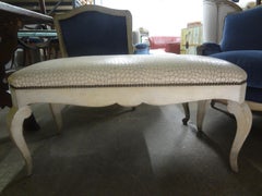 Dessin-Fournir Louis XV Style Painted Bench