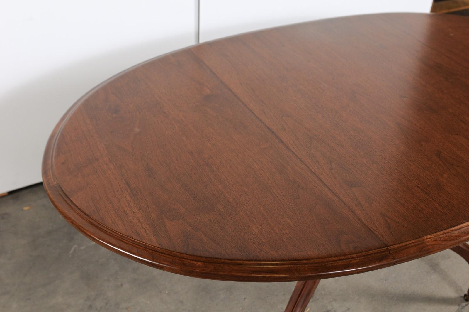 Dessin Fournir Regency Style Walnut Table 3