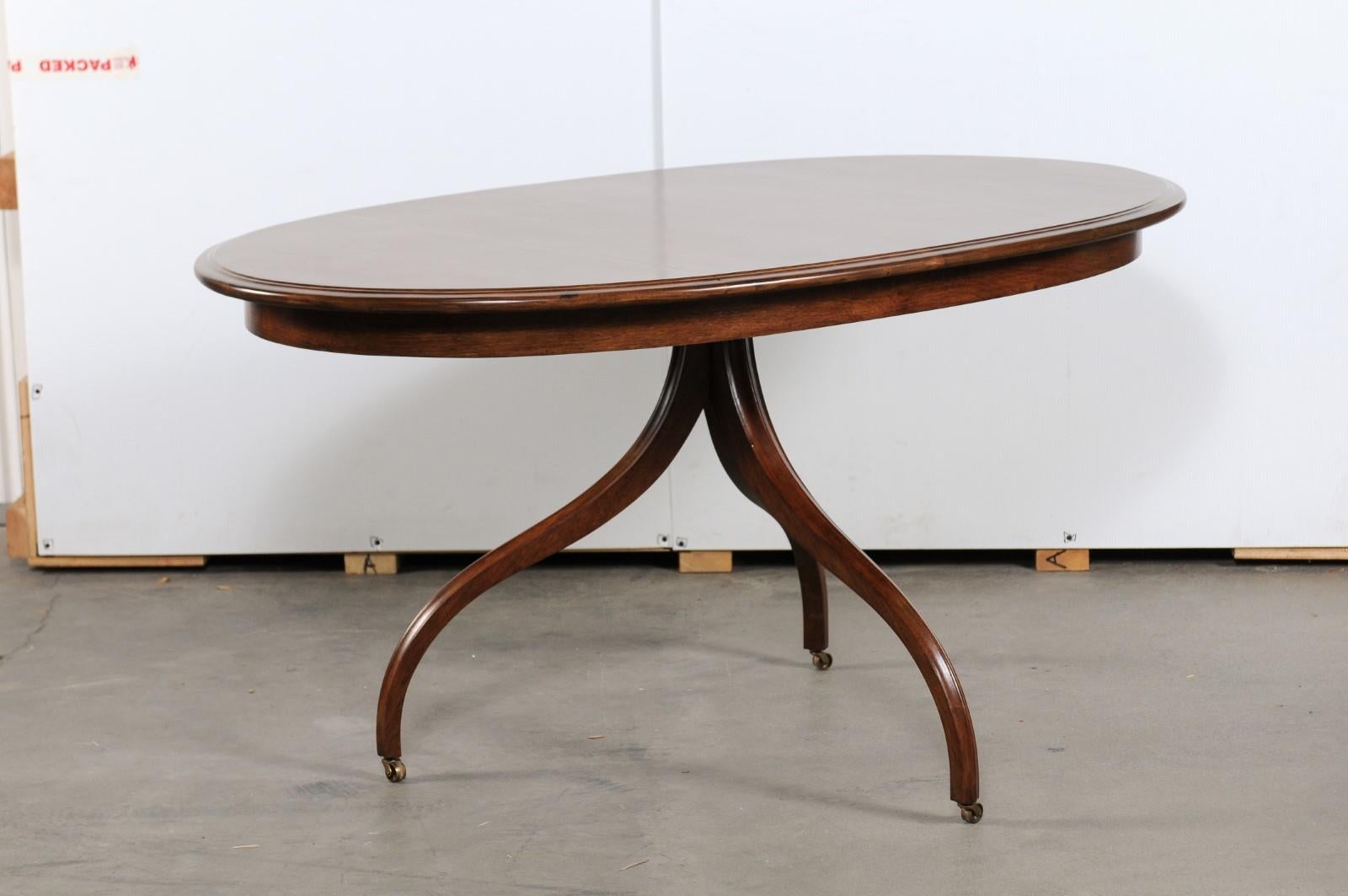 Dessin Fournir Regency Style Walnut Table 1