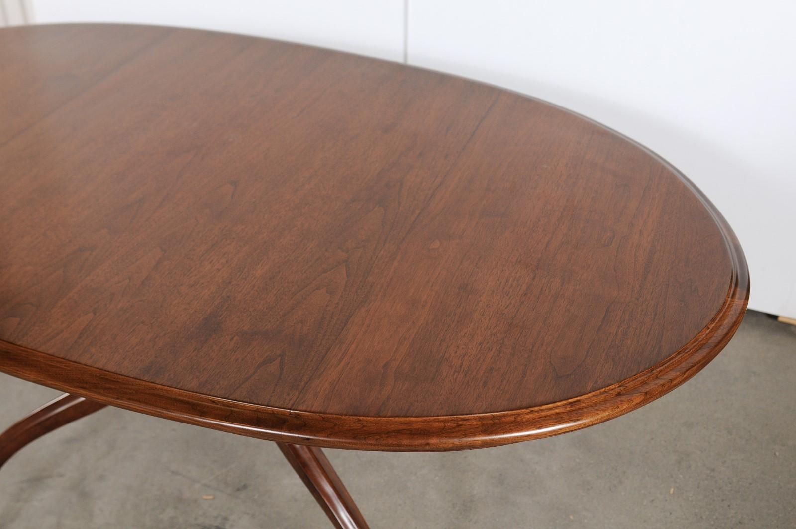 Dessin Fournir Regency Style Walnut Table 2