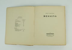 "Dessins"a Book of Drawings by Jean Cocteau Edited in 1923