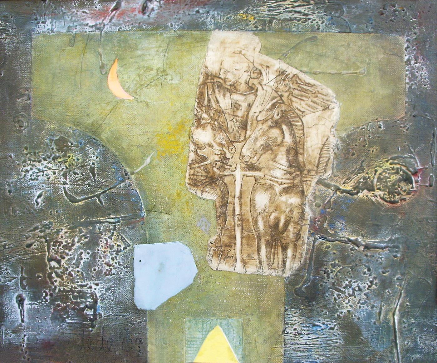Dessislava Deneva Abstract Painting - Artefact I