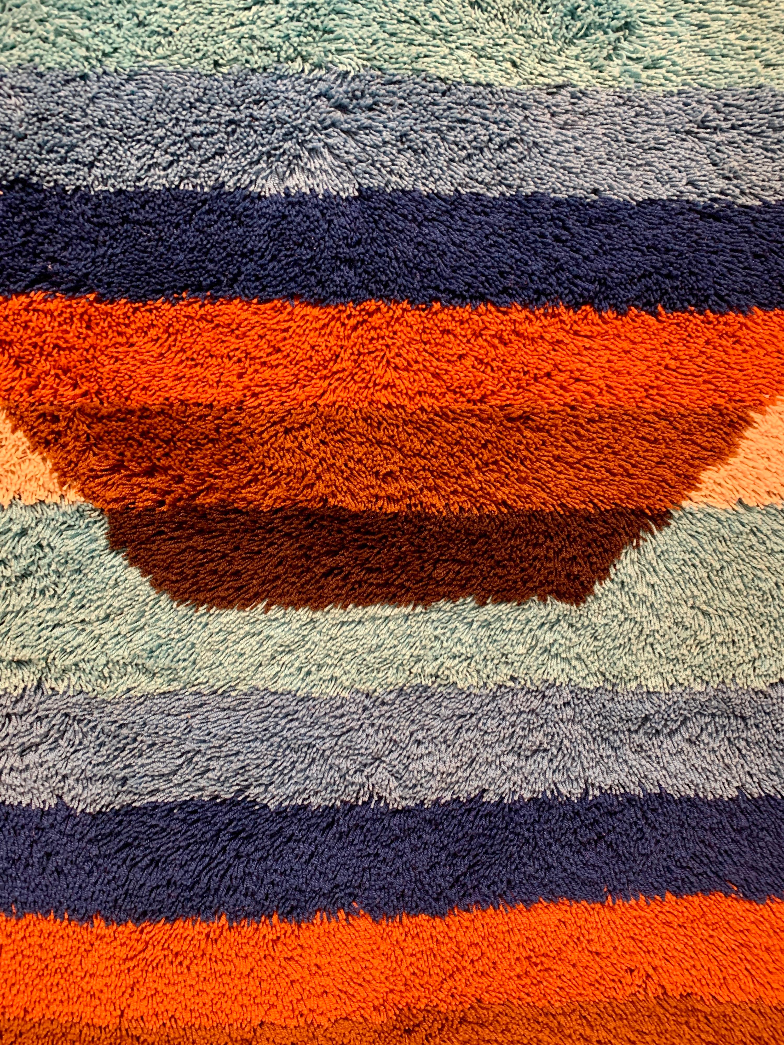 Colourful Desso-Teppich, 1970er Jahre im Zustand „Gut“ im Angebot in Brussels, BE