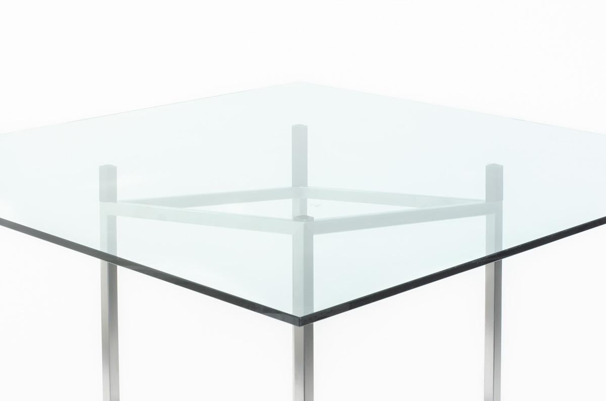Destabilisation dining table by François Morellet for Tecno, 1990s For Sale 2