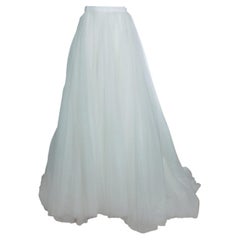 Destination Romance, Tule wedding overskirt in ivory