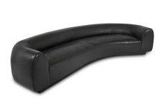 Destino Sofa Black Curved Tight seat