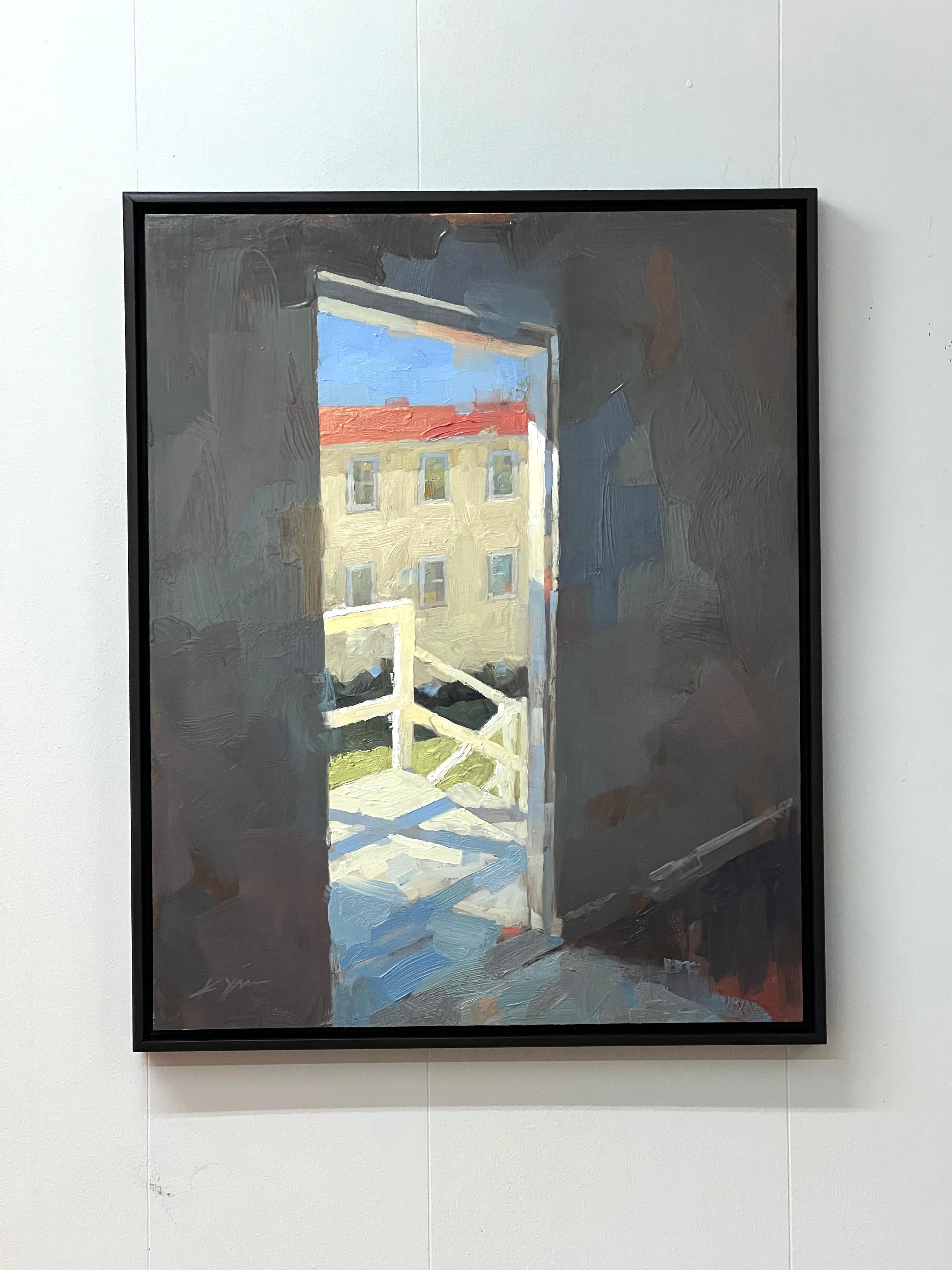 „Doorway“ (2023) von Kevin Yaun, Original-Ölgemälde im Angebot 1