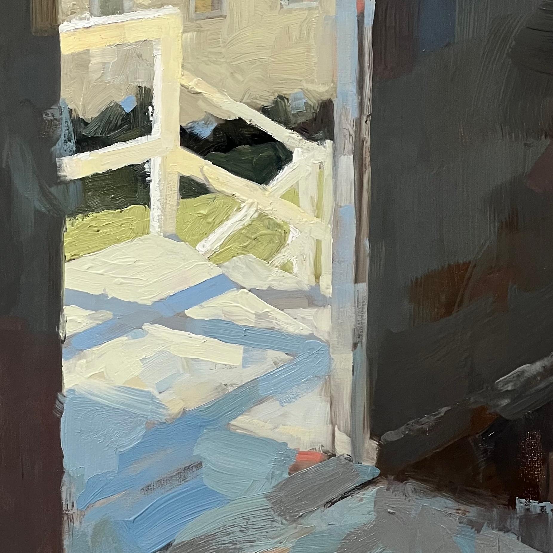 „Doorway“ (2023) von Kevin Yaun, Original-Ölgemälde im Angebot 3