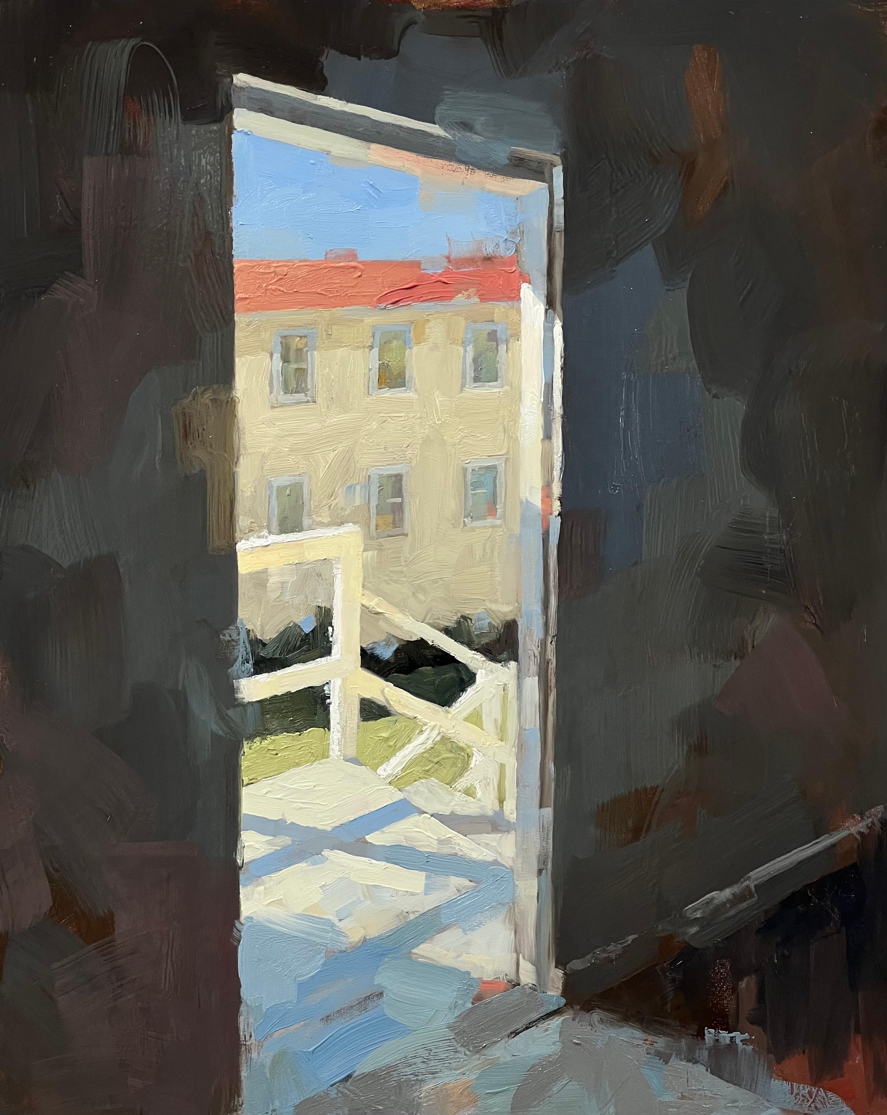 "Doorway" (2023) di Kevin Yaun, Pittura ad olio originale