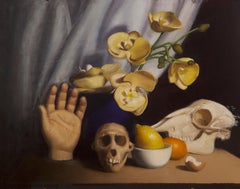 "Dulce y agrio, hueso y carne" (2023) Por Destiny Bowman, Pintura al óleo original
