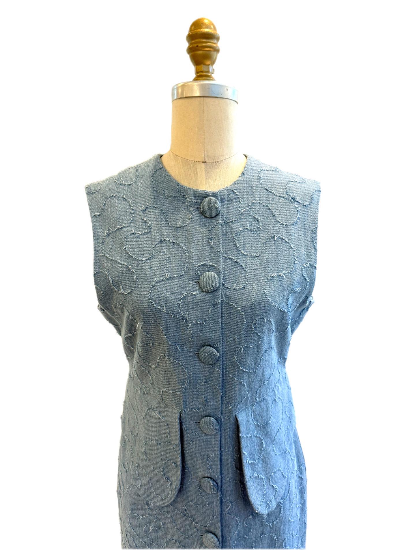 D'ESTRÉE Robe Midi Printemps Eté 2022 Taille XS en vente 2