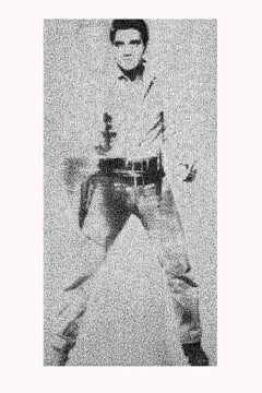ELVIS von WARHOL ICONS, Ausstellungsdruck, 36x48  MOSAIC PHOTOGRAPHY Pop-Kunst