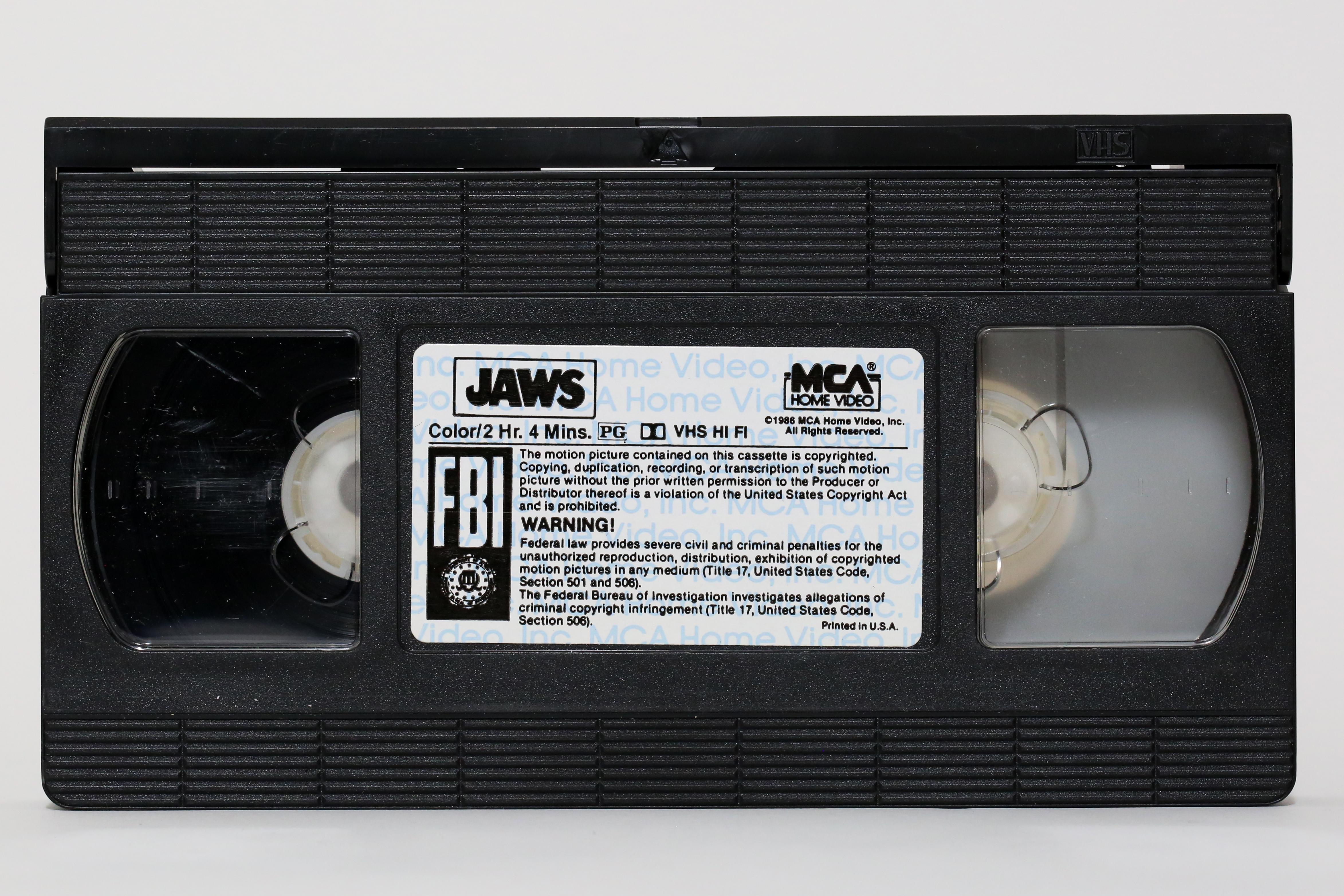 36x48  "Les Dents de la mer" VHS Photo Photographie Pop Art  Impression d'art signée