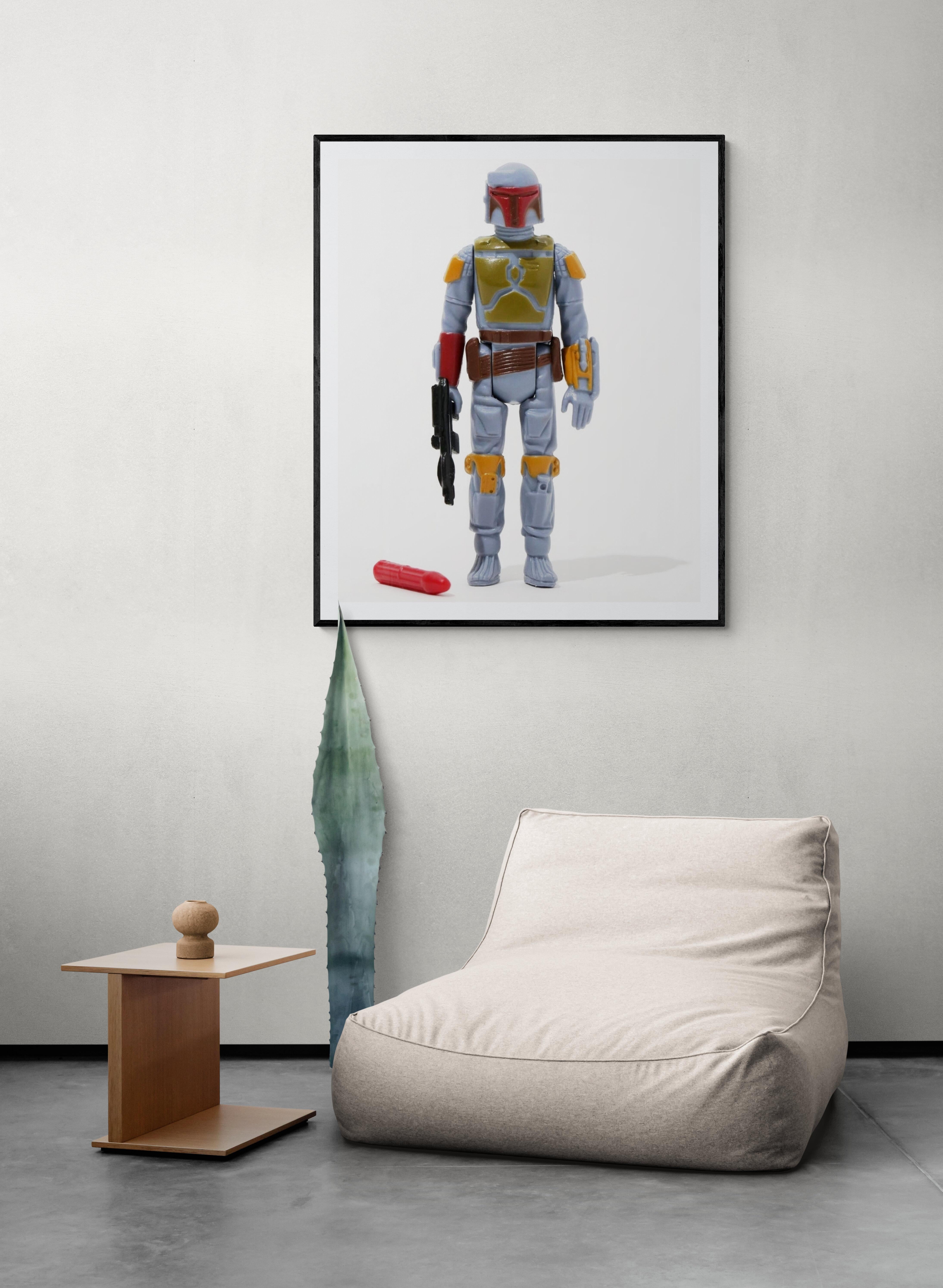 40x28  Rocket Firing Boba Fett Star Wars, Empire Strikes Back, Jedi Unsigned - American Modern Photograph by Destro