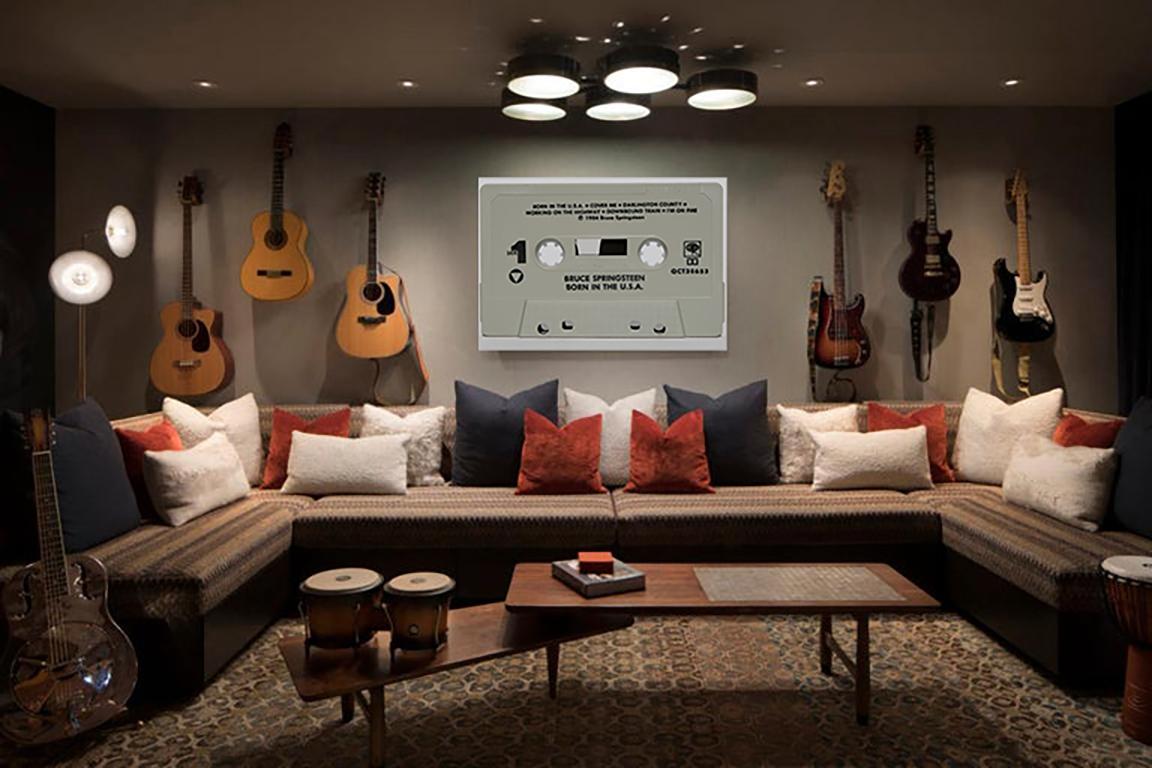 40x60 BRUCE SPRINGSTEEN „BORN IN THE USA“ Cassette-Fotografie, Kunstdruck – Print von Destro