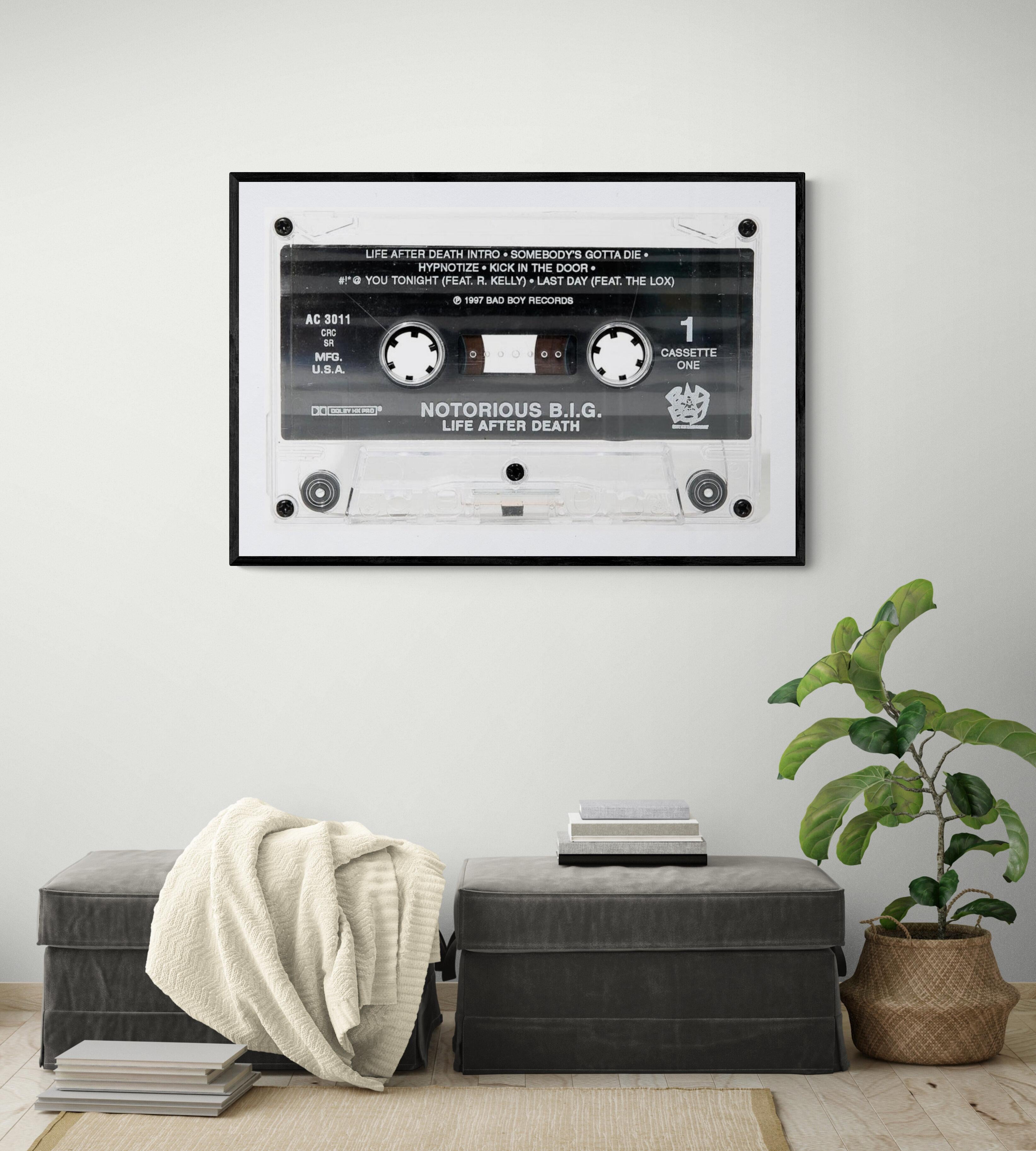 40x60 NOTORIOUS B.I.G. „LIFE AFTER DEATH“ Cassette-Fotografie Pop Art von Destro 6