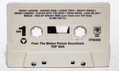 Used 40x60 TOP GUN Soundtrack Cassette Tape Photography Pop Art Photograph Unsigned