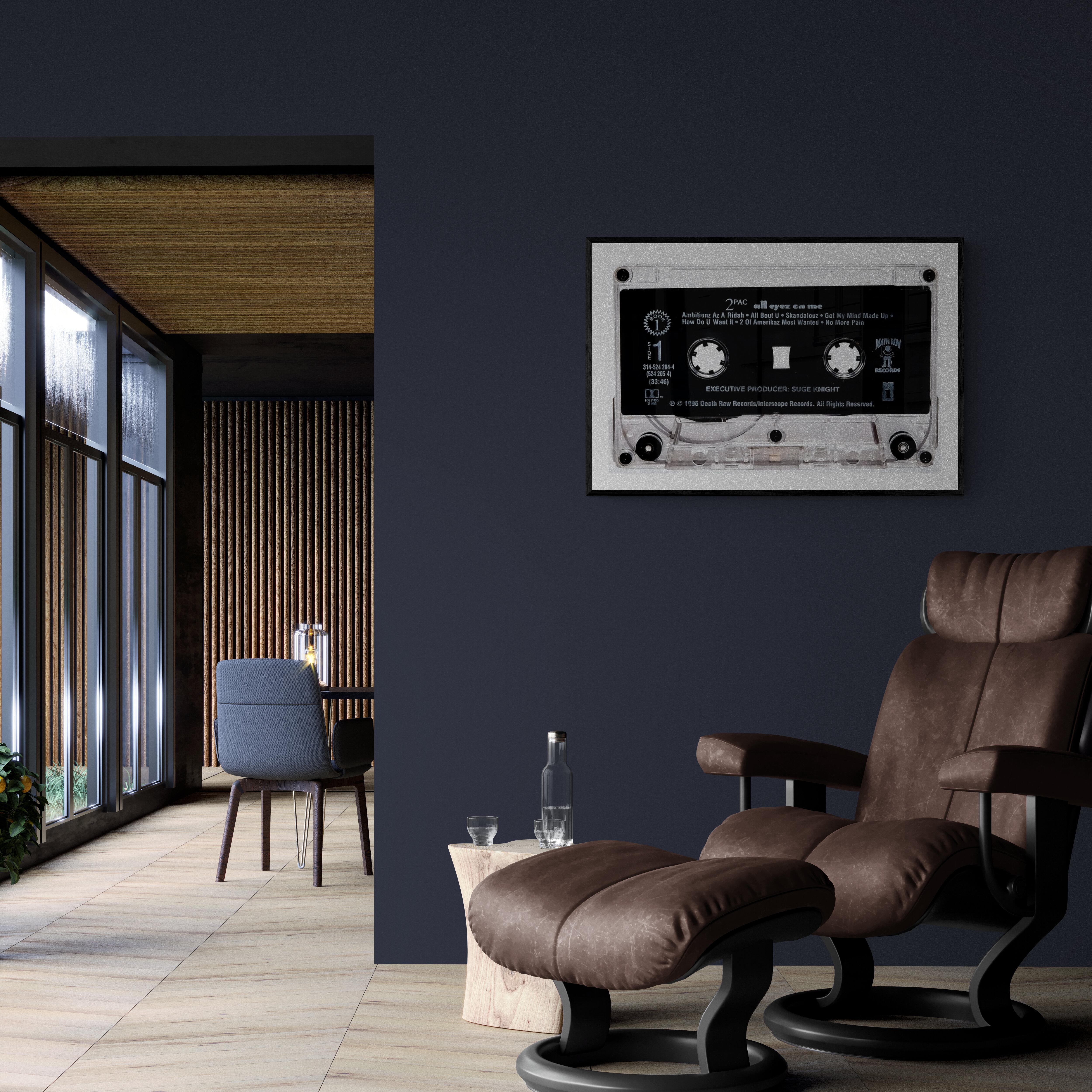 Photographie de cassette « All Eyez On Me » de Tupac Shakur 2pac 40x60  Pop Art par Destro en vente 4
