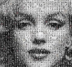 50x40  " Marilyn Monroe" Photomosaic Pop Fine Art Photography Photograph