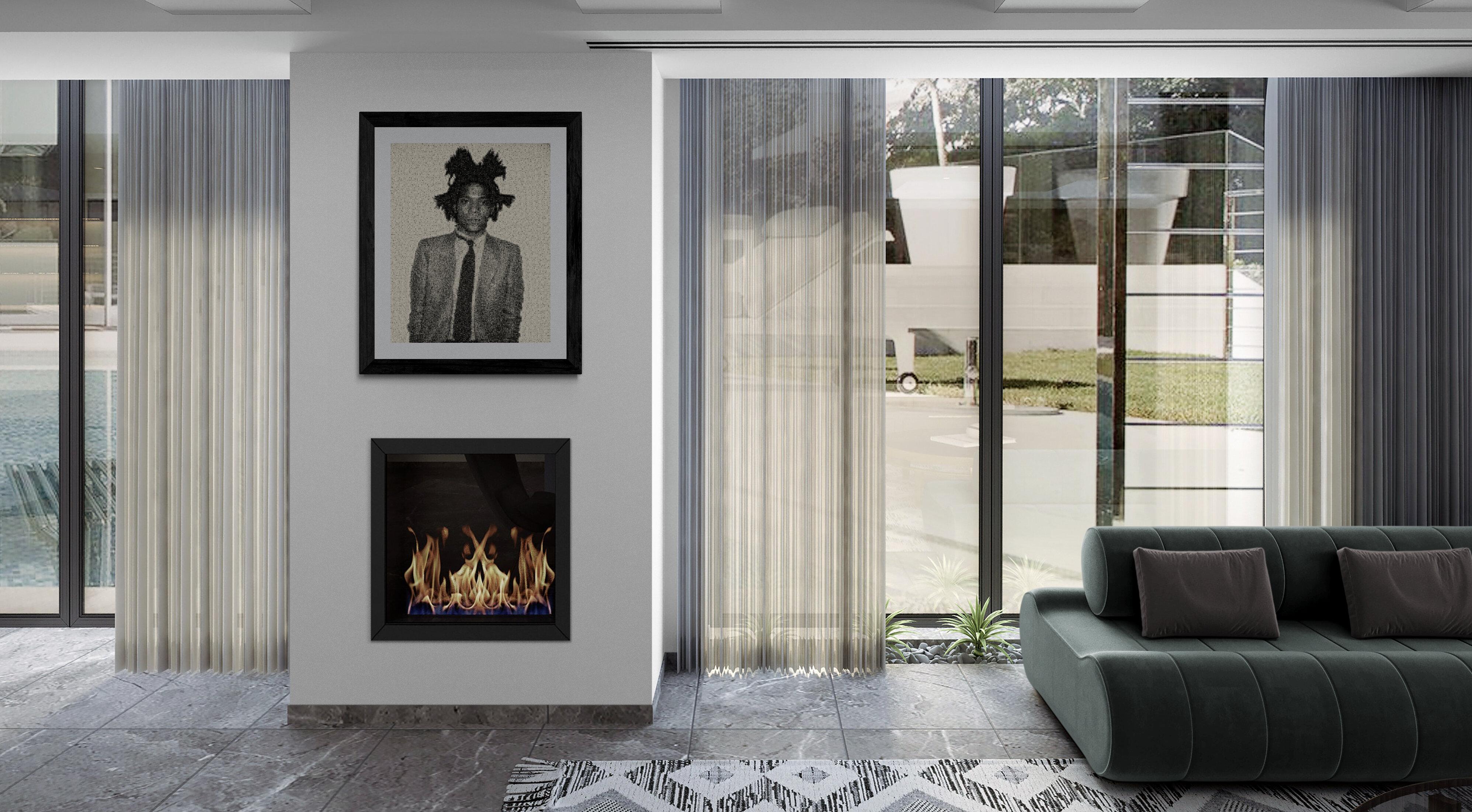 60x45 Jean Michel Basquiat PHOTOMOSAIC Street Pop Art Archival Photography Print en vente 3