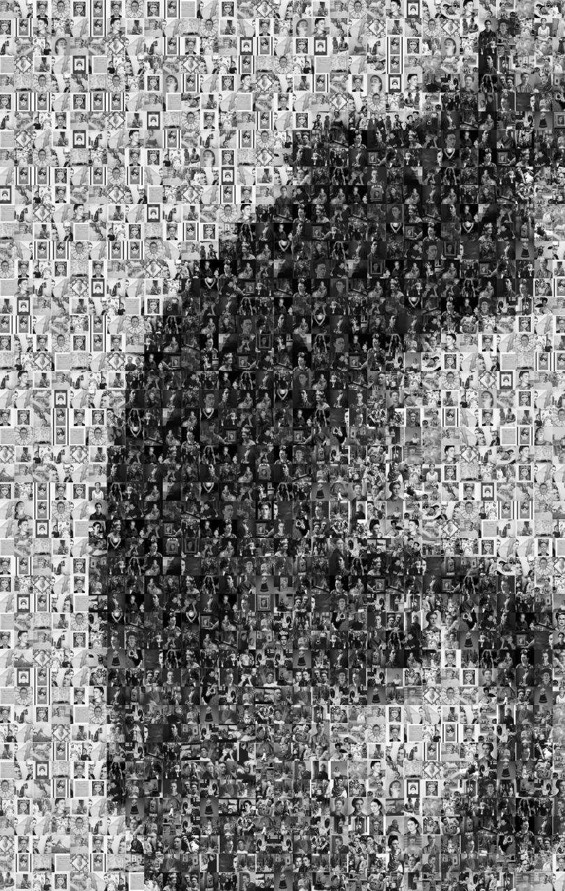 
Frida es una obra de arte fotomosaico de Destro. La primera entrega de una serie de obras en mosaico llamada 