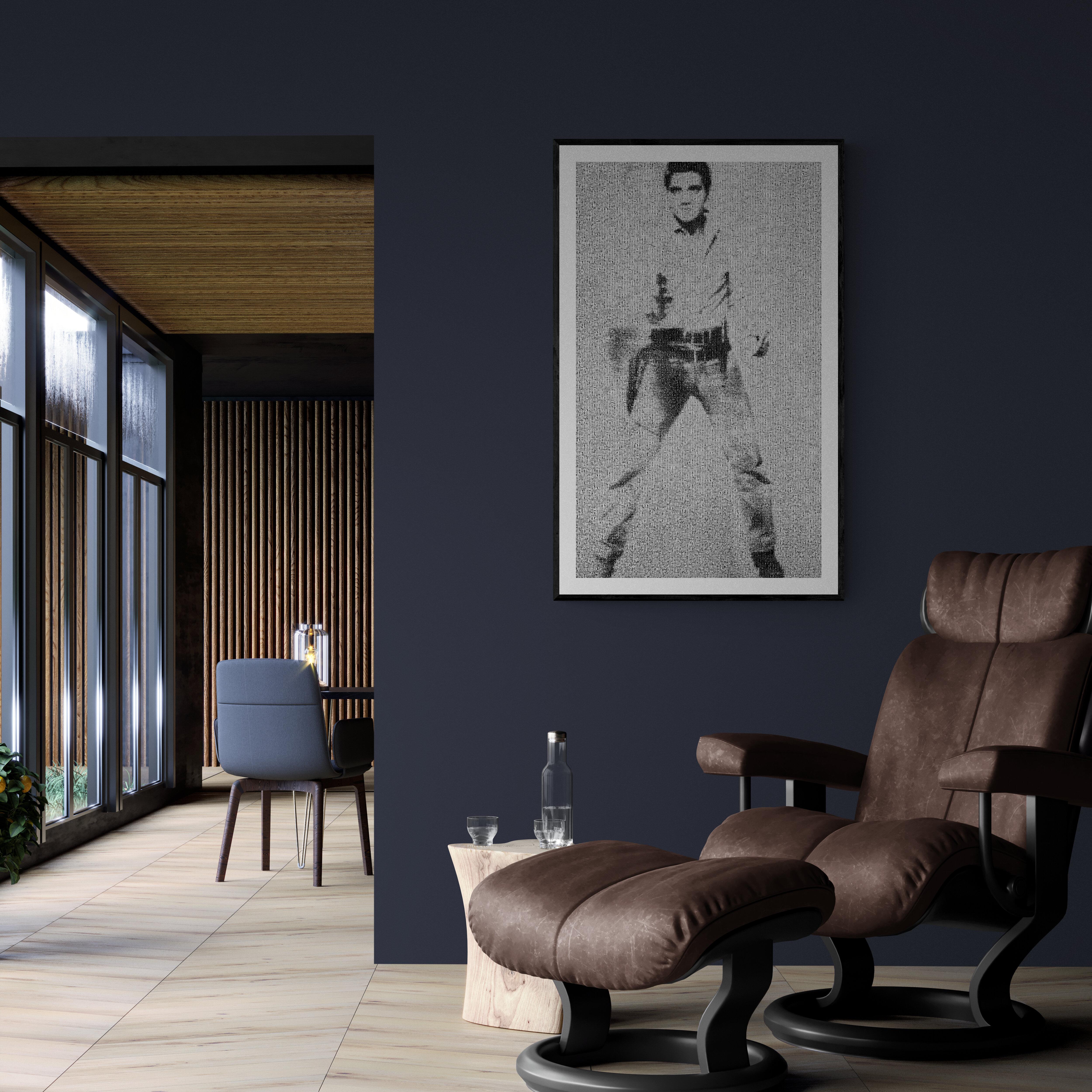 Photomosaïque Pop Fine Art Elvis 64x48