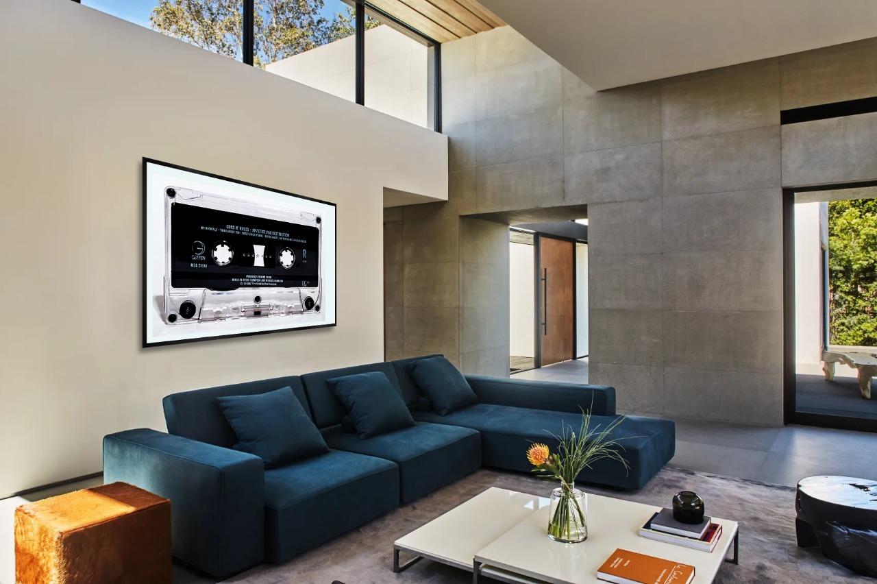 AC DC BACK IN BLACK 30x50 Photographie Cassette Tape Non signée en vente 3