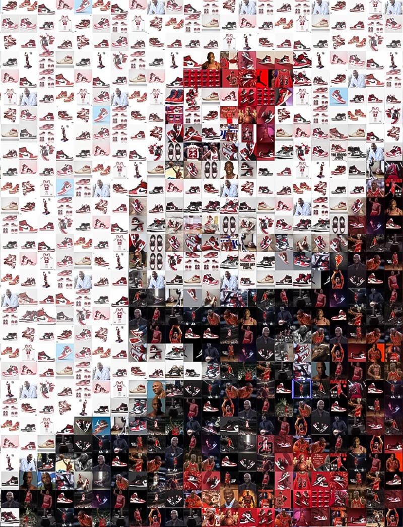 « Air Jordan » 36x48 Nike, Michael Jordan, Baskets, Photography Fine Art Signé en vente 2